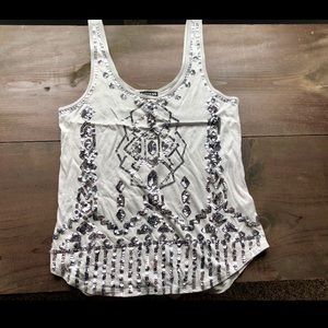Sequin tank top